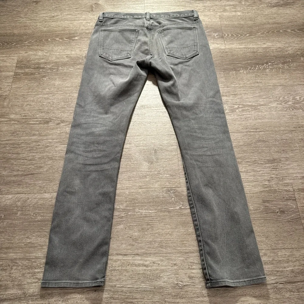 Banana Republic Jeans Mens 30 Gray Denim The Traveler Slim 30x31 Cotton Blend‎
